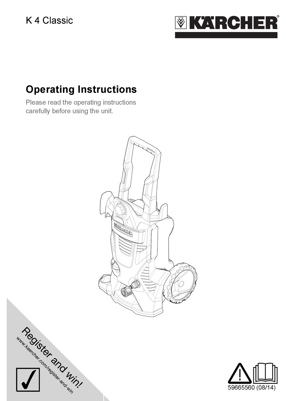 KÄRCHER K 4 CLASSIC ULTRASONIC JEWELRY CLEANER OPERATING INSTRUCTIONS MANUAL ManualsLib