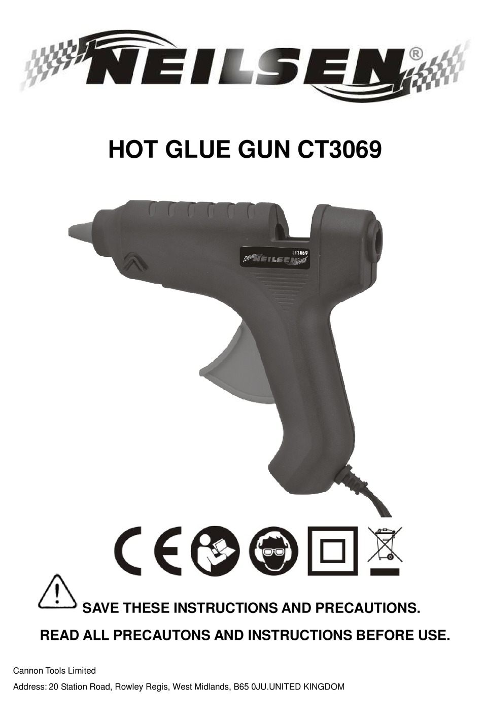 NEILSEN CT3069 GLUE GUN INSTRUCTIONS MANUAL ManualsLib