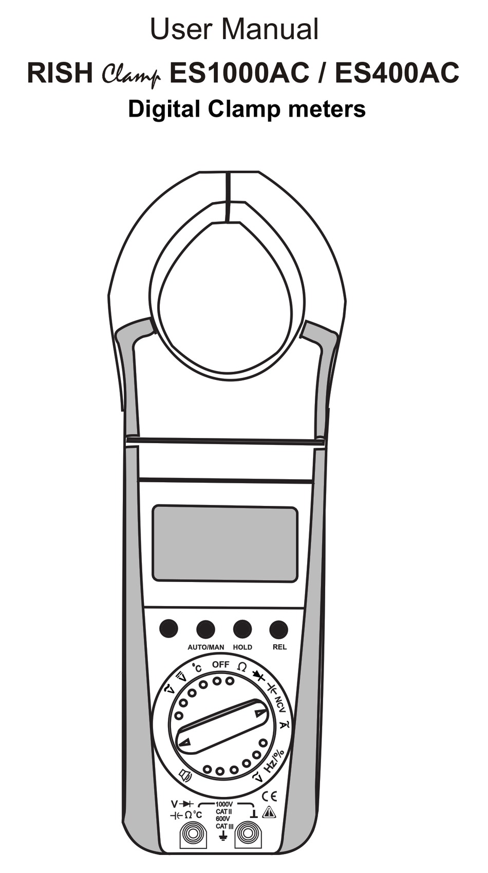 RISH CLAMP ES1000AC USER MANUAL Pdf Download ManualsLib