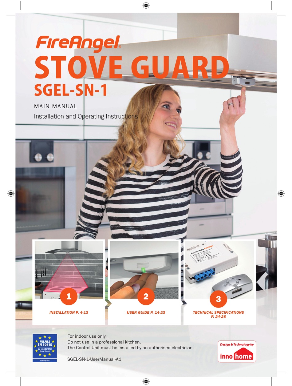 Cuisinière électrique arrêt Sgel-SN-1 Stove Guard 