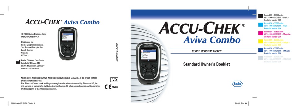 ACCU-CHEK AVIVA COMBO STANDARD OWNER’S BOOKLET Pdf Download | ManualsLib