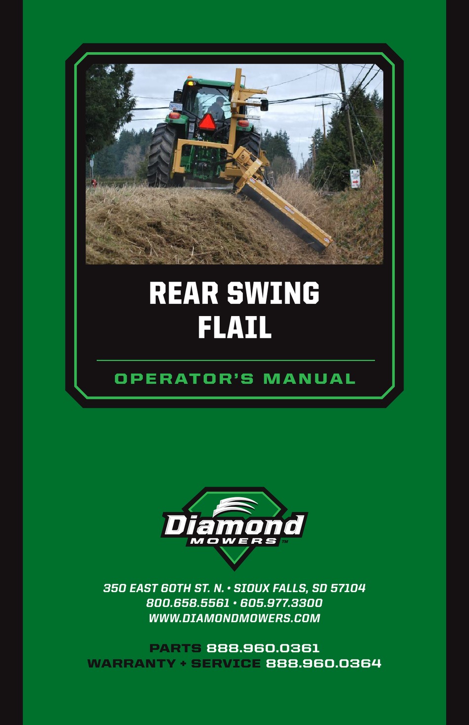 DIAMOND MOWERS REAR SWING FLAIL OPERATOR'S MANUAL Pdf Download ManualsLib