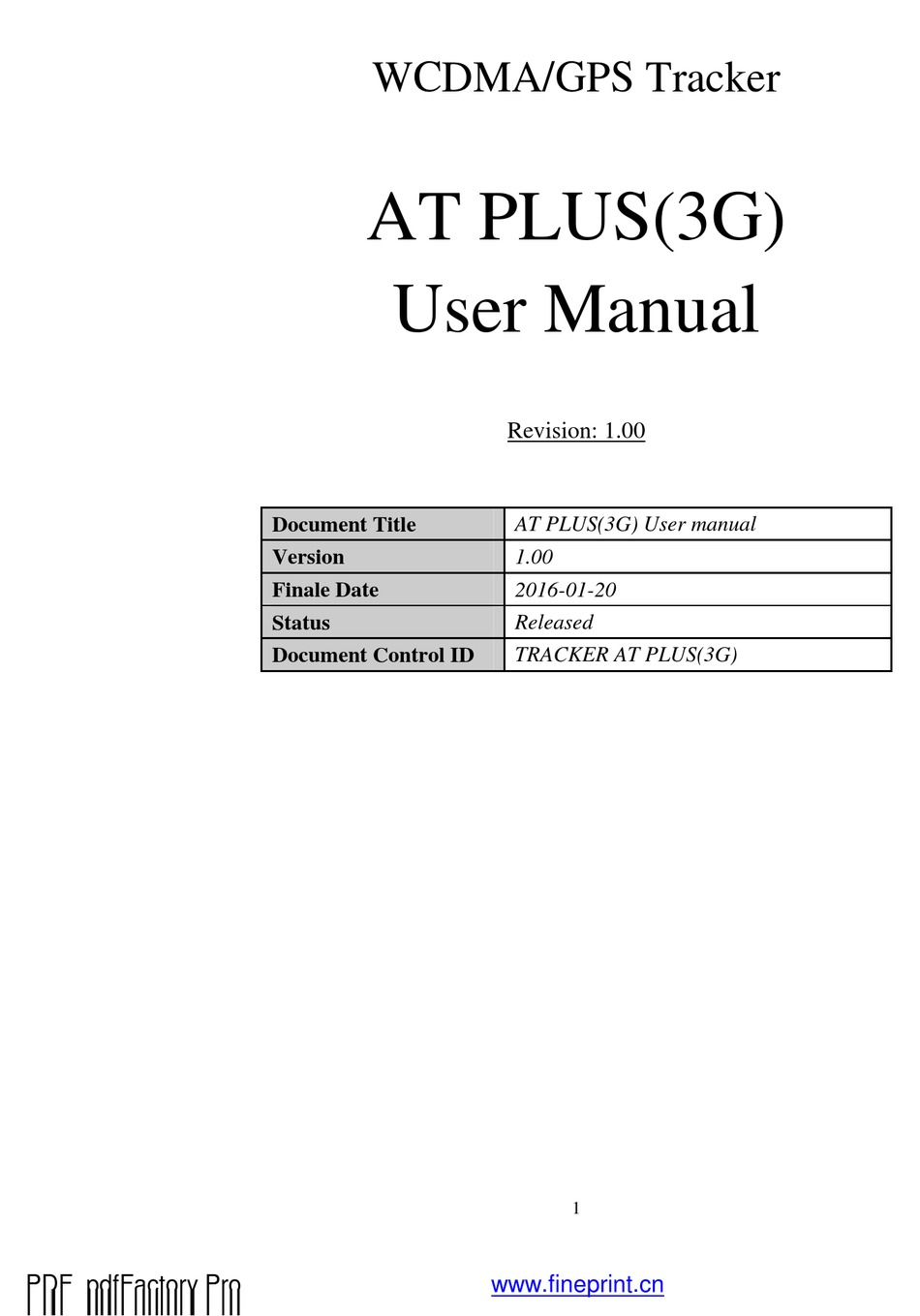 PRIME AT PLUS GPS USER MANUAL | ManualsLib