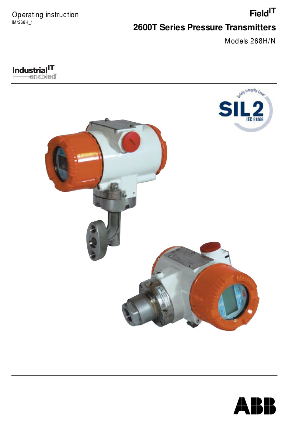 Abb 2600t Series Operating Instruction Pdf Download Manualslib