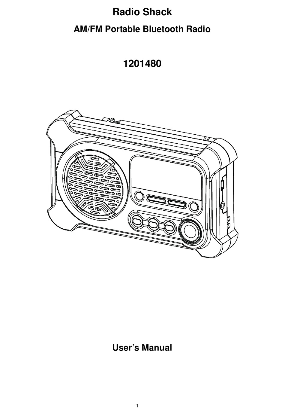 RADIO SHACK 1201480 RADIO USER MANUAL ManualsLib