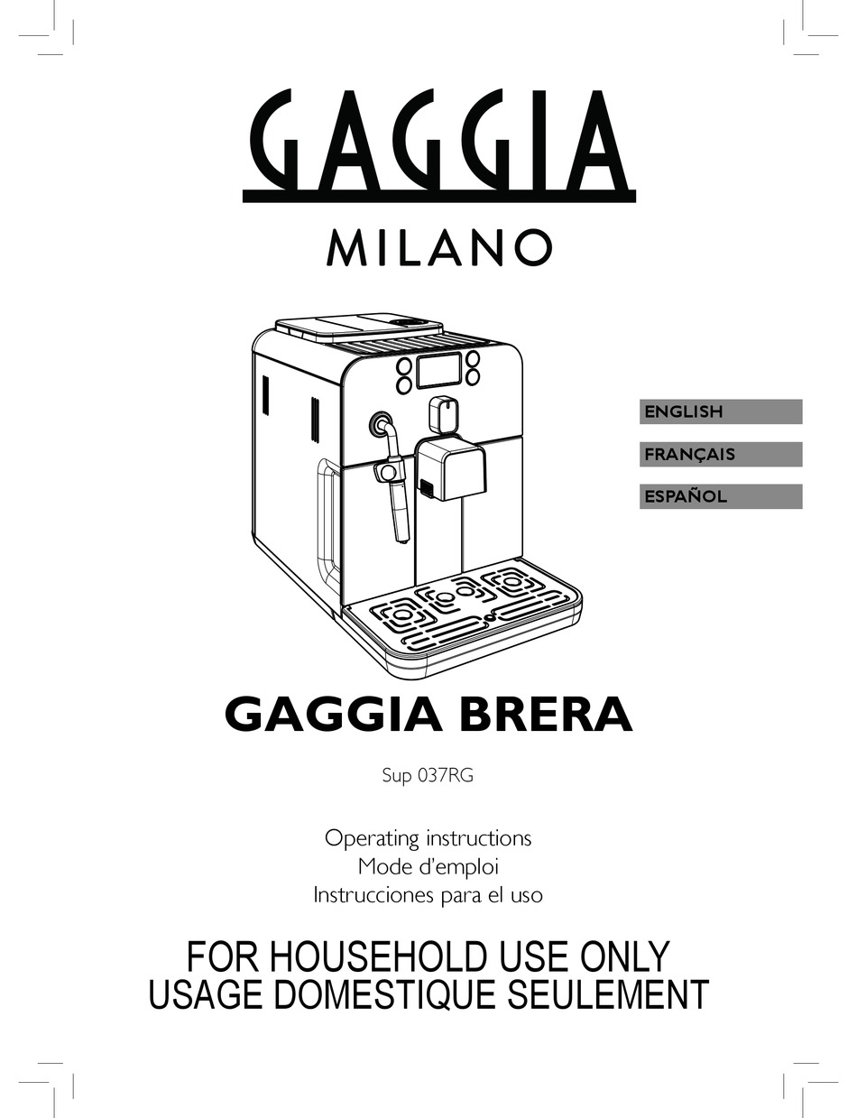 Dispensing Hot Water - Gaggia BRERA 