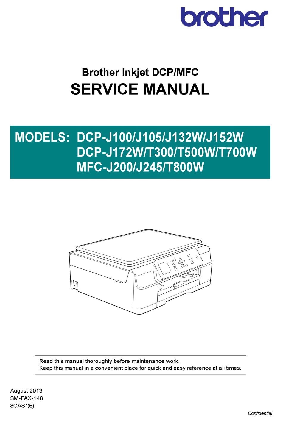 Brother Mfc Series Service Manual Pdf Download Manualslib