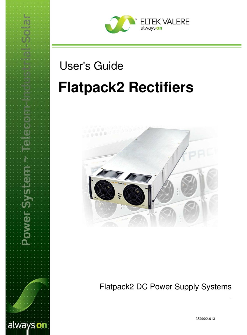 Eltek Flatpack 2 User Manual For Mac