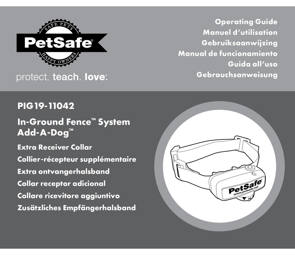 PETSAFE INGROUND FENCE SYSTEM ADDADOG PIG1911042 OPERATING MANUAL