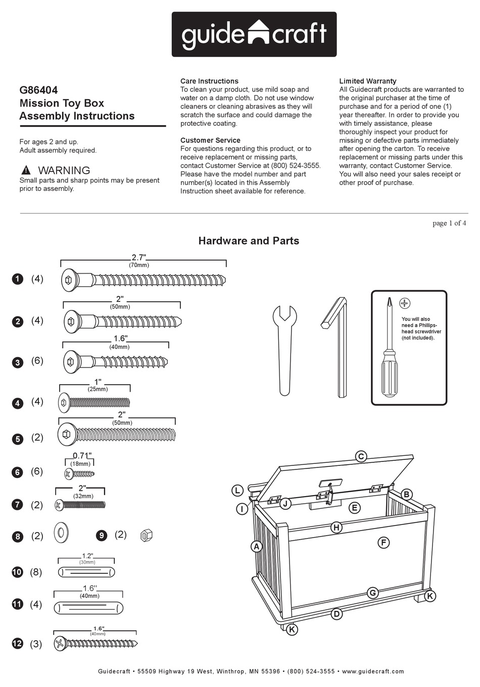 GUIDECRAFT G86404 ASSEMBLY INSTRUCTIONS Pdf Download ManualsLib   Guidecraft G86404 