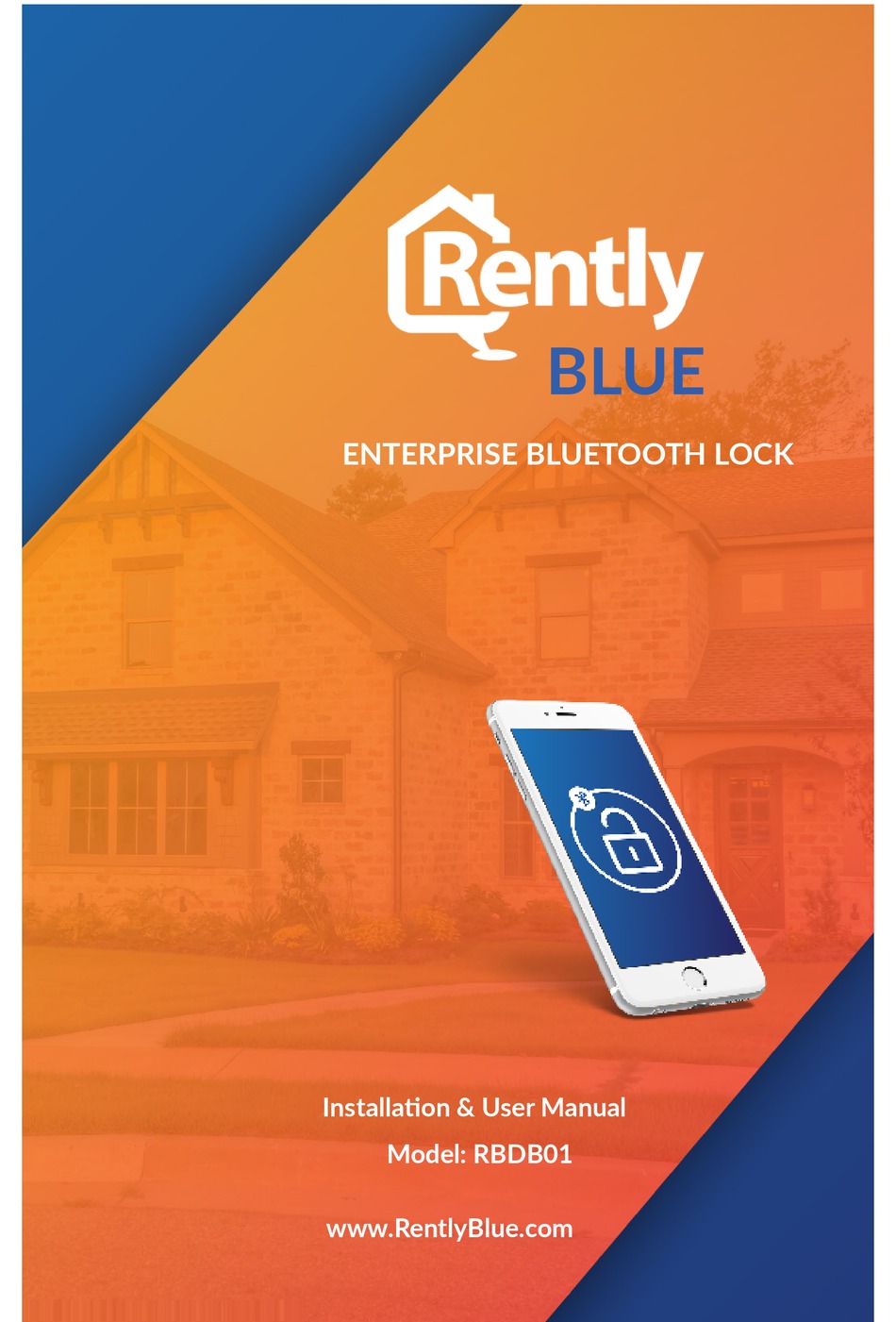 RENTLY BLUE RBDB01 DOOR LOCK INSTALLATION & USER MANUAL ManualsLib