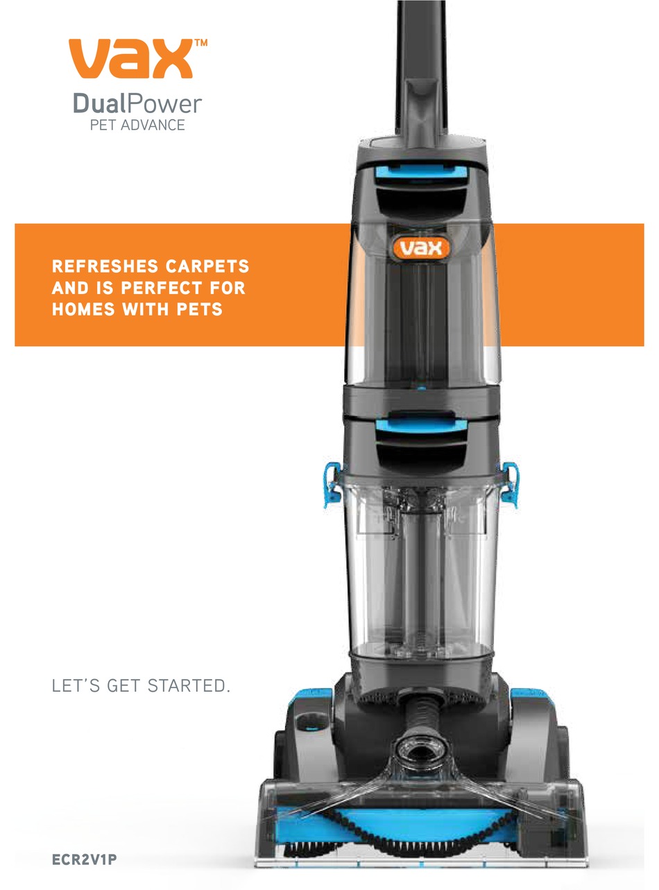Vax Dualpower Pet Advance User Manual Pdf Download Manualslib