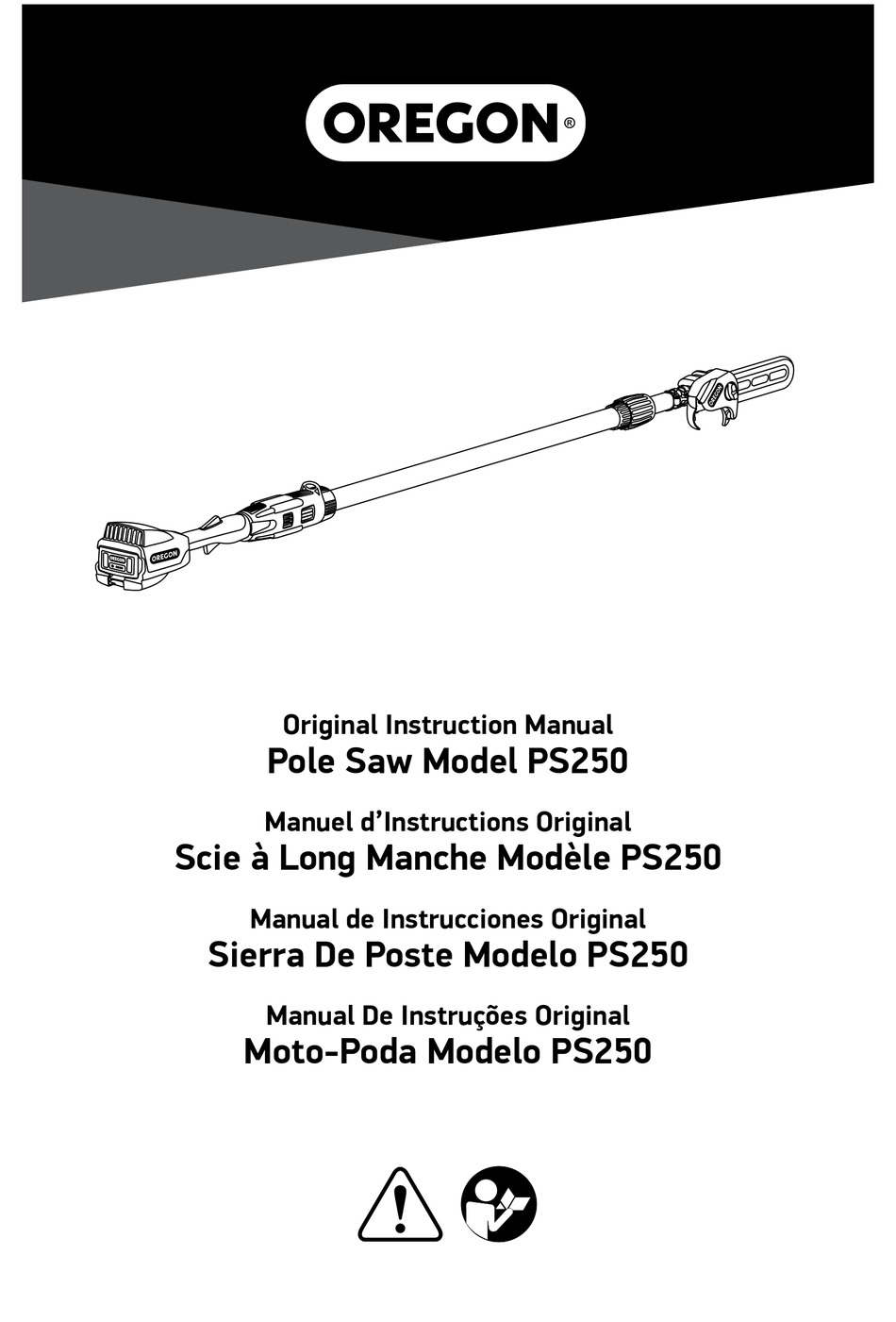OREGON SCIENTIFIC PS250 POLE SAW INSTRUCTION MANUAL ManualsLib
