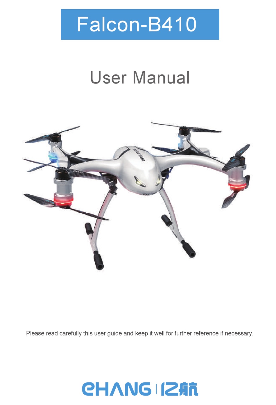 EHANG FALCON-B410 USER MANUAL Pdf Download | ManualsLib