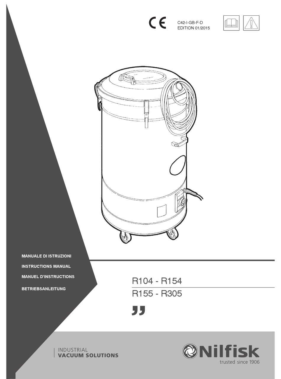 NILFISKADVANCE R104 VACUUM CLEANER INSTRUCTION MANUAL ManualsLib