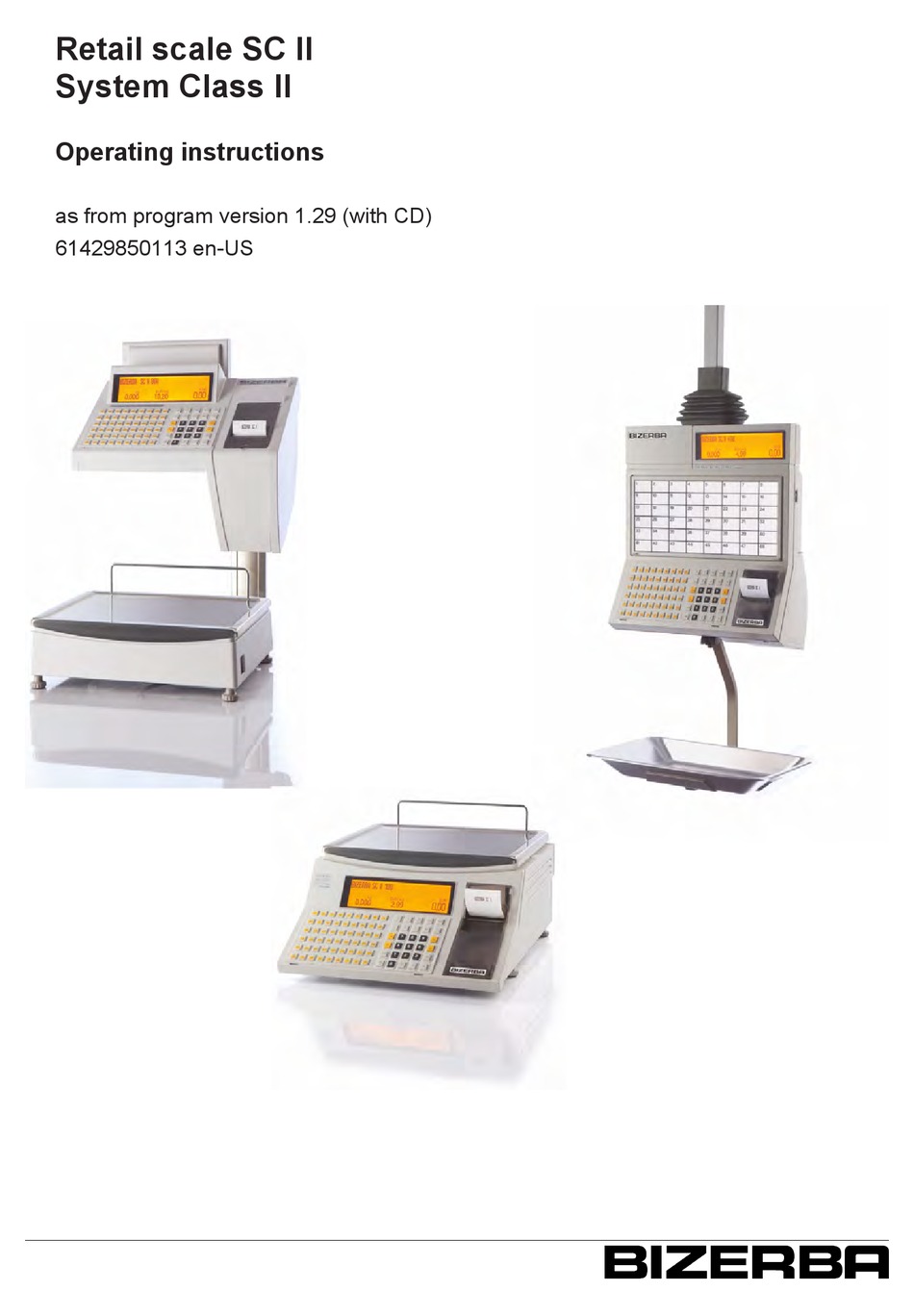 Trade scales of Bizerba BC II 100 (NVP 6/15kg) buy in Moscow