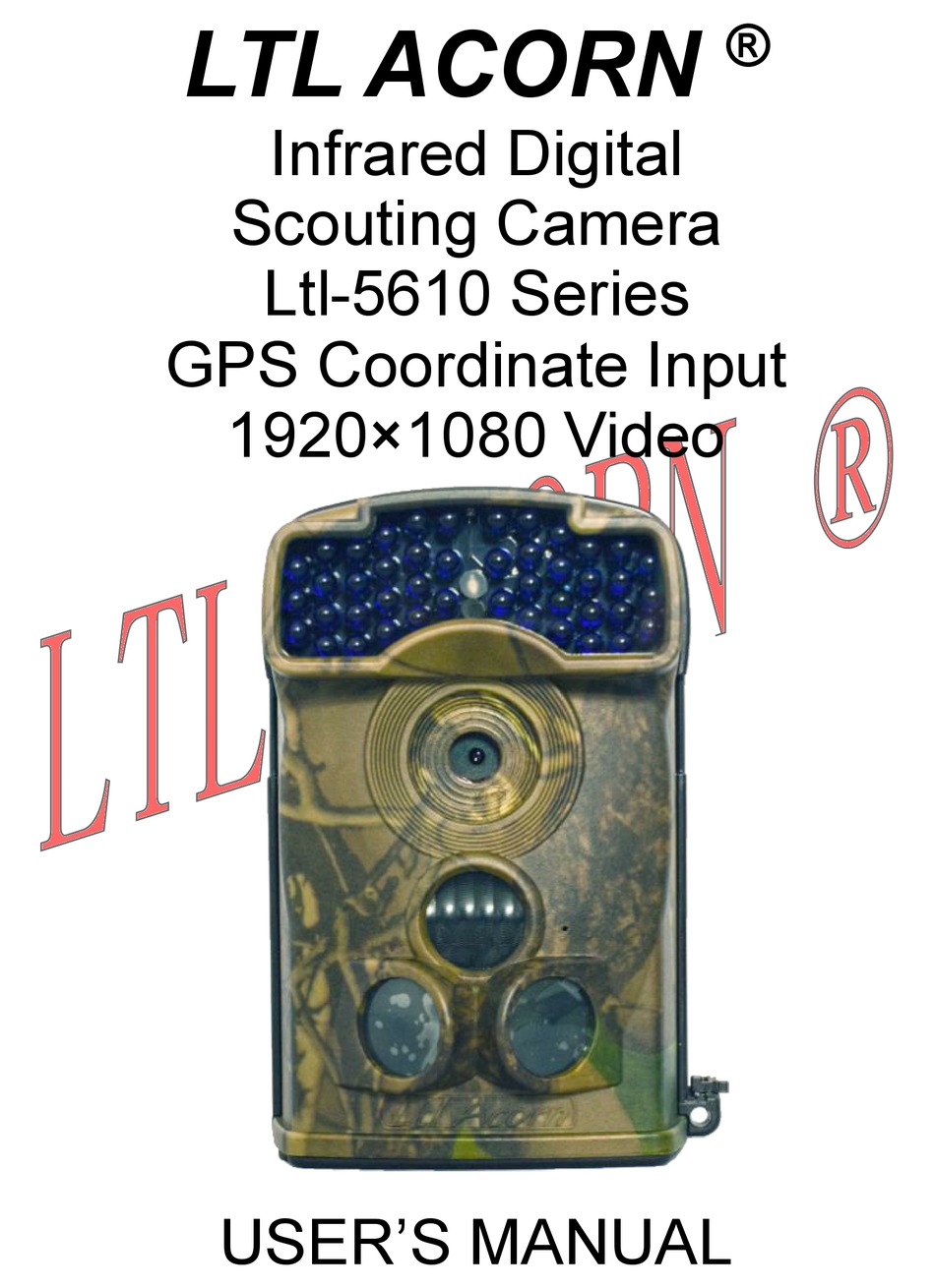 Ltl Acorn Ltl 5610 Series User Manual Pdf Download Manualslib