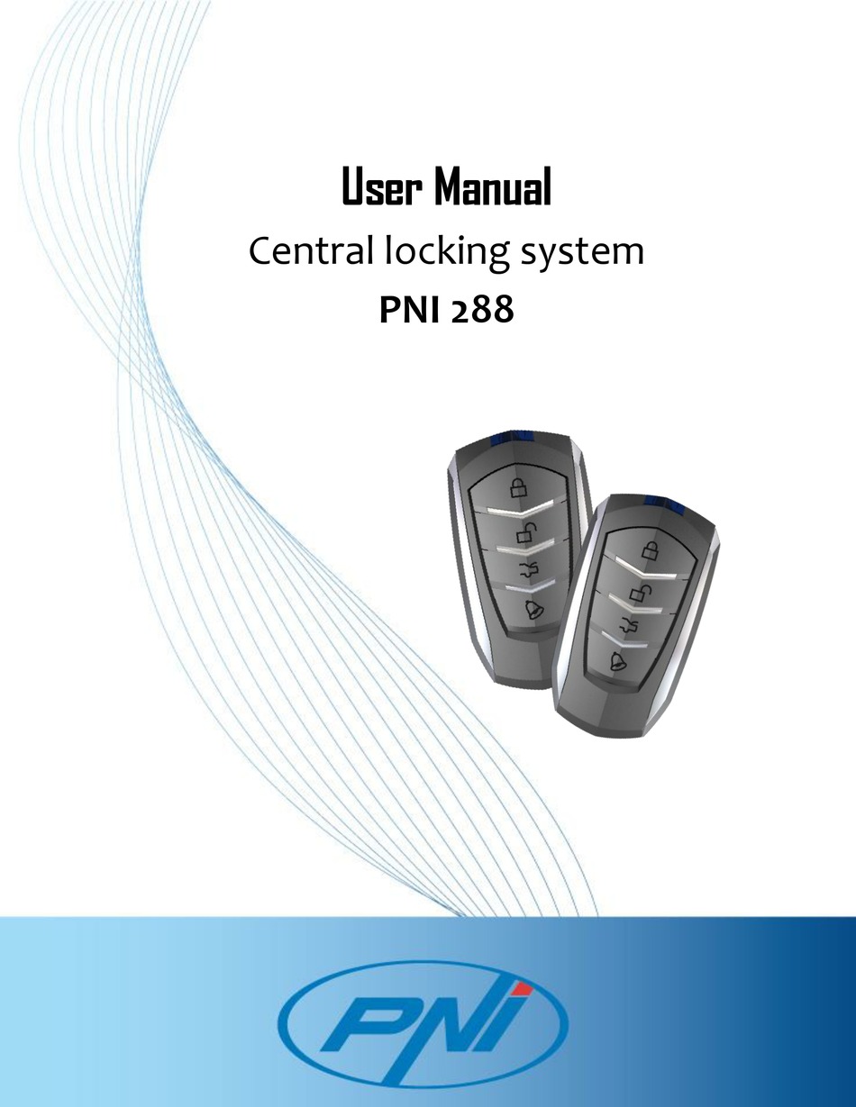 irregular mobile four times PNI 288 REMOTE CONTROL USER MANUAL | ManualsLib