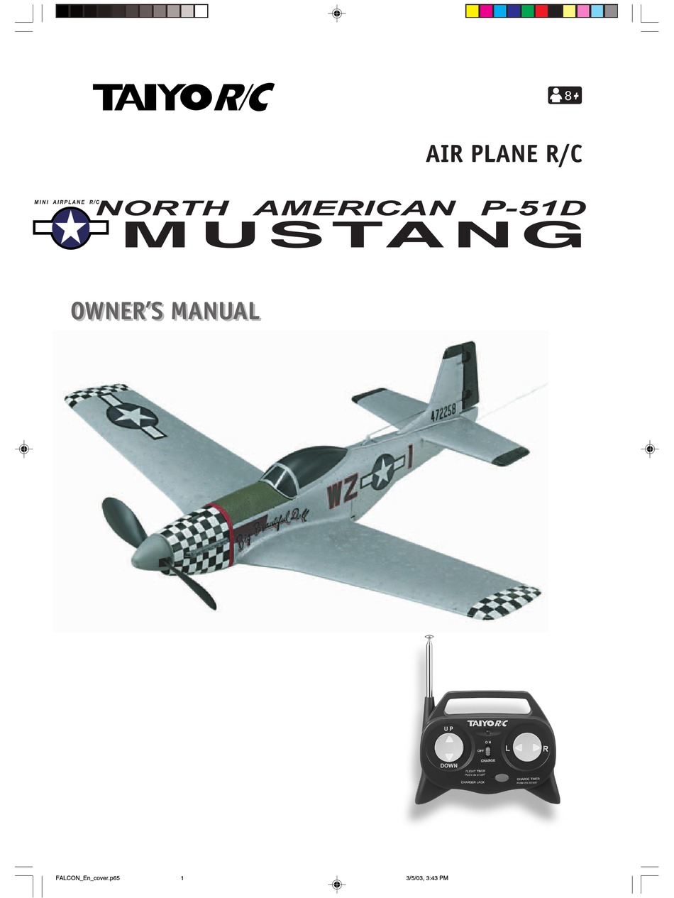 TAIYO R/C P-51 MUSTANG OWNER'S MANUAL Pdf Download | ManualsLib