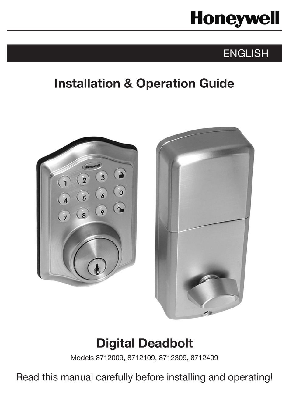 honeywell digital deadbolt