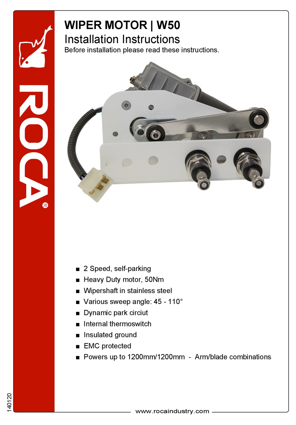 ROCA W50 INSTALLATION INSTRUCTIONS Pdf Download ManualsLib