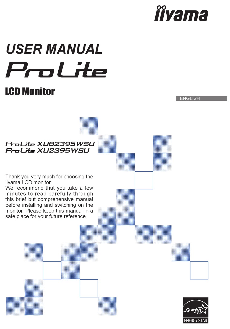 Iiyama Prolite Xub2395wsu User Manual Pdf Download Manualslib