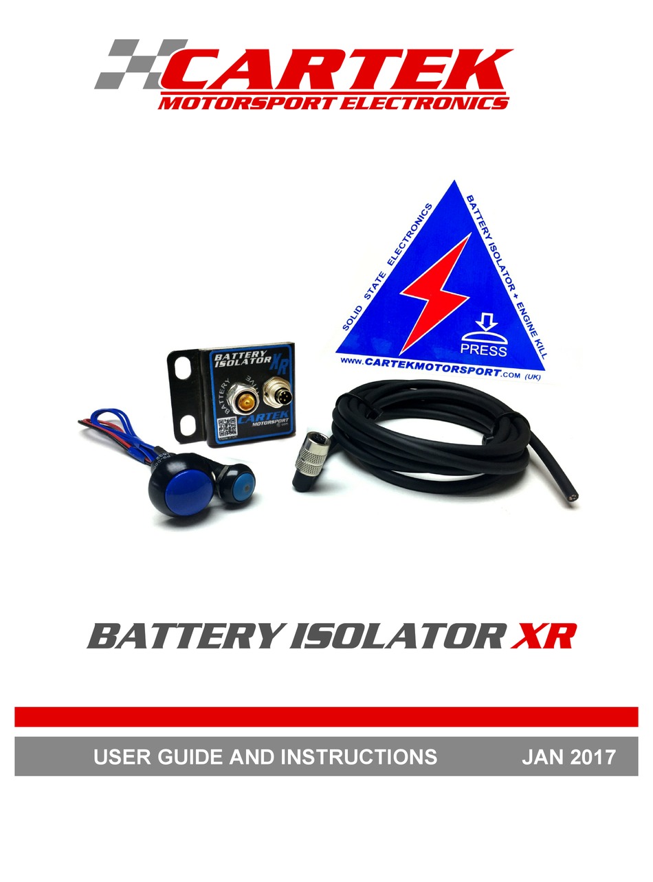 cartek battery isolator xr