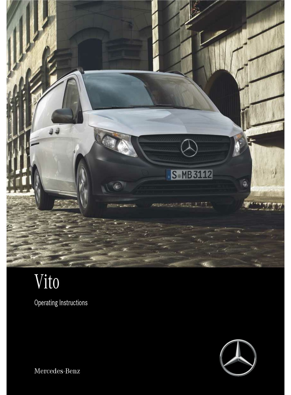 MERCEDES-BENZ VITO 111 CDI/BLUETEC AUTOMOBILE OPERATING INSTRUCTIONS ...