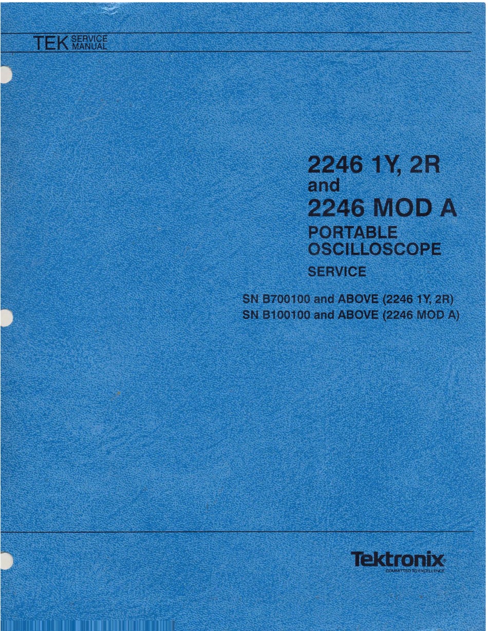 AN-USM488 Service Tektronix TEK 2235 Ops Manual CD 