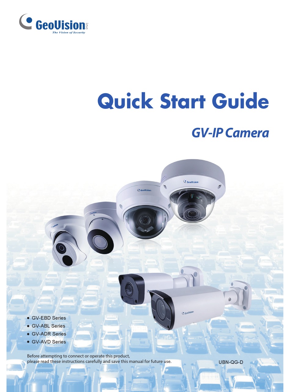 GEOVISION GV-EBD SERIES SECURITY CAMERA QUICK START MANUAL | ManualsLib