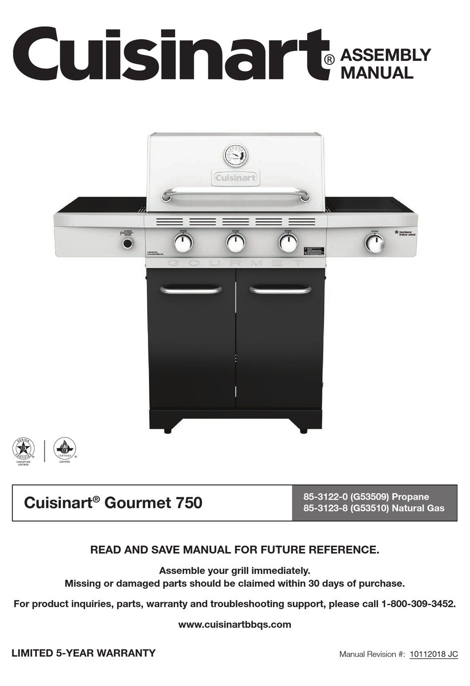 Cuisinart 2024 gourmet 750