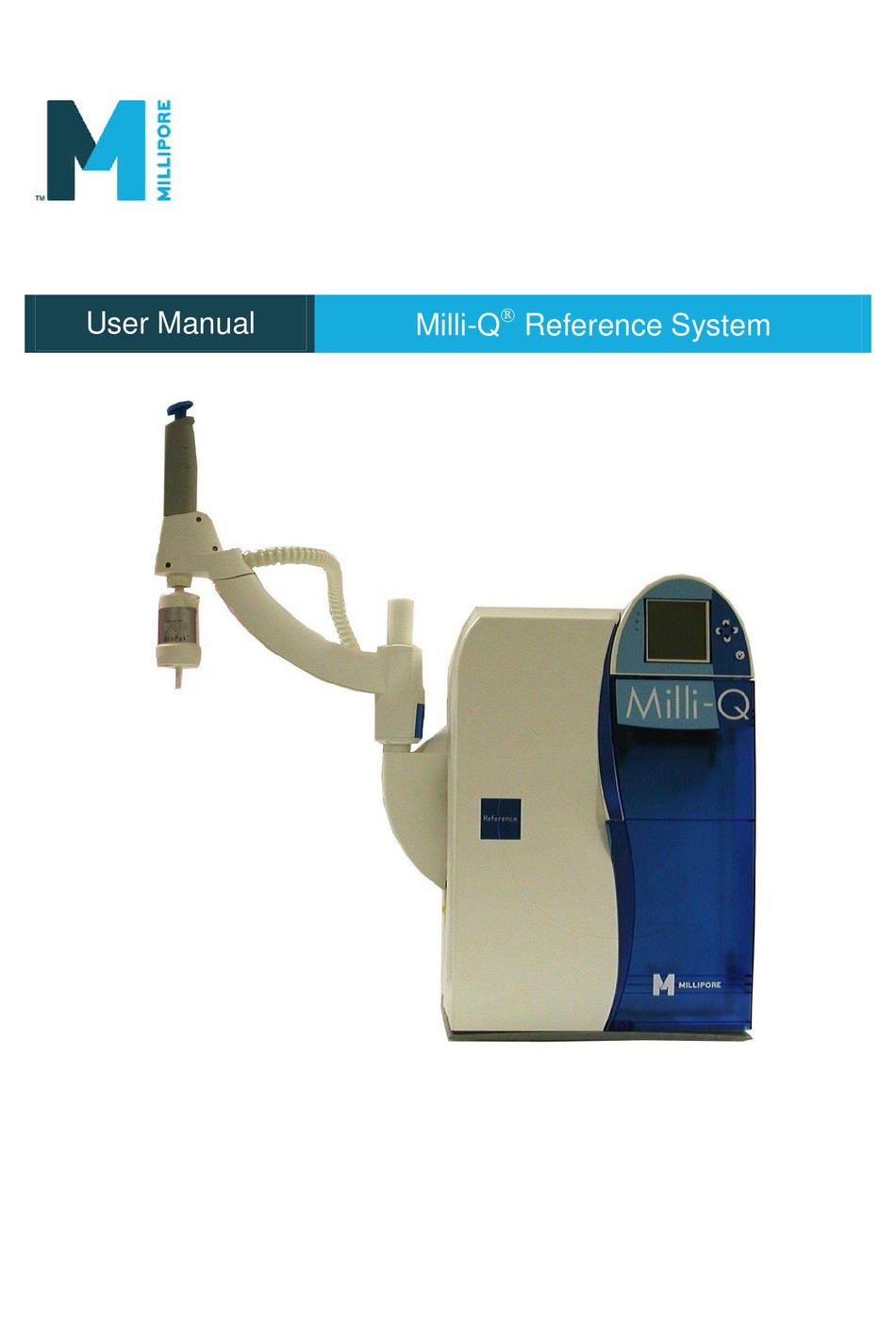 MILLIPORE MILLIQ WATER FILTRATION SYSTEM USER MANUAL ManualsLib