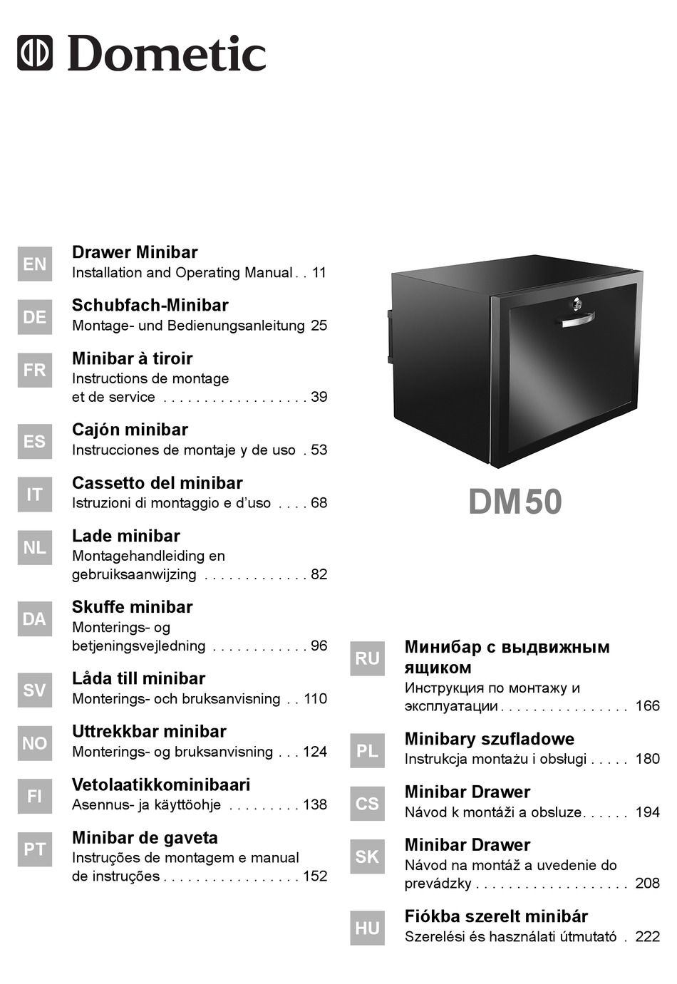 DOMETIC DM50 OPERATING MANUAL Pdf Download | ManualsLib