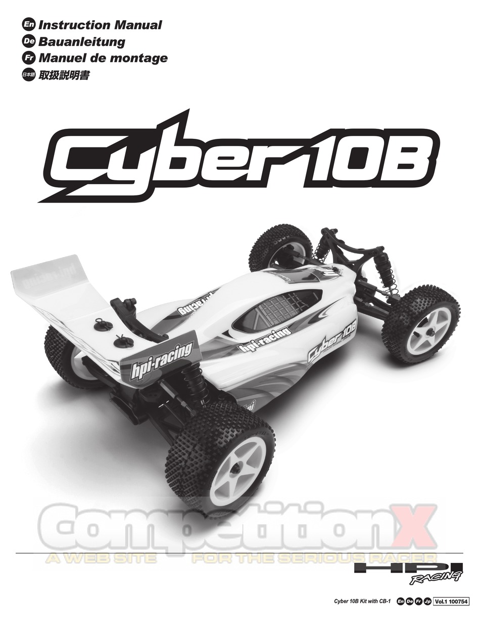 hpi-racing-cyber-10b-instruction-manual-pdf-download-manualslib