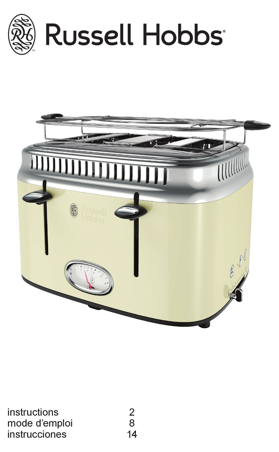 RUSSELL HOBBS TR9250 SERIES TOASTER INSTRUCTIONS MANUAL ManualsLib