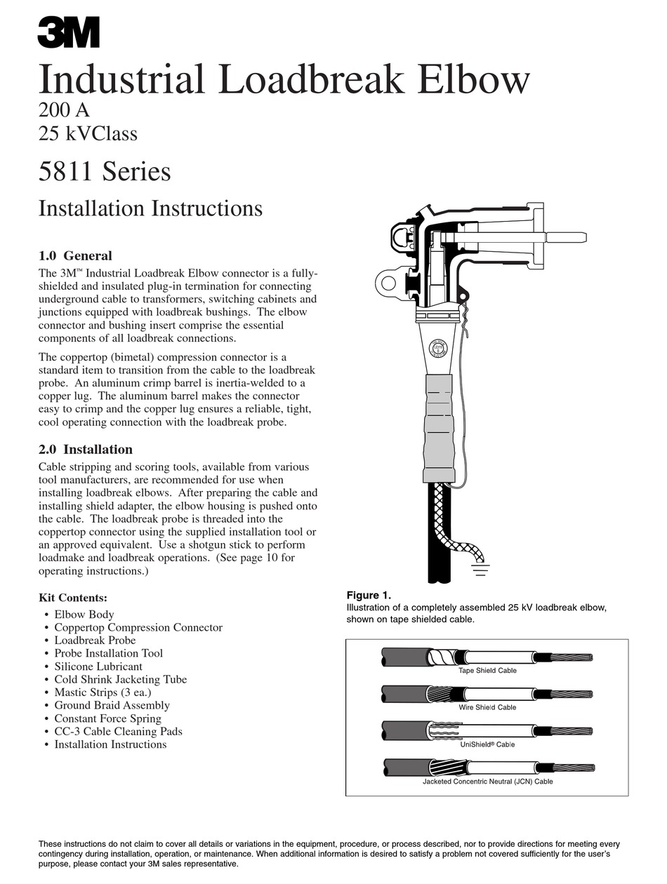 3M 5811 SERIES INSTALLATION INSTRUCTIONS MANUAL Pdf Download | ManualsLib