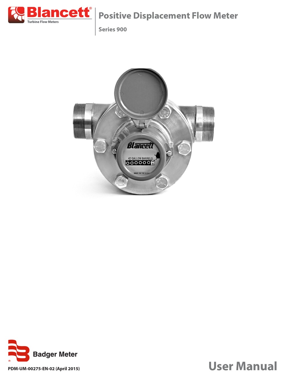 BLANCETT 900 SERIES USER MANUAL Pdf Download ManualsLib