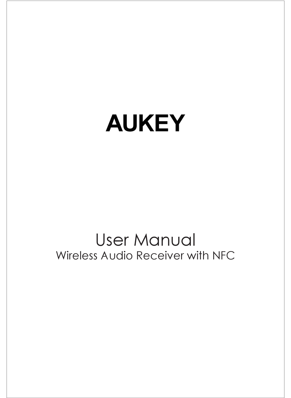 Aukey Br C16 Receiver User Manual Manualslib
