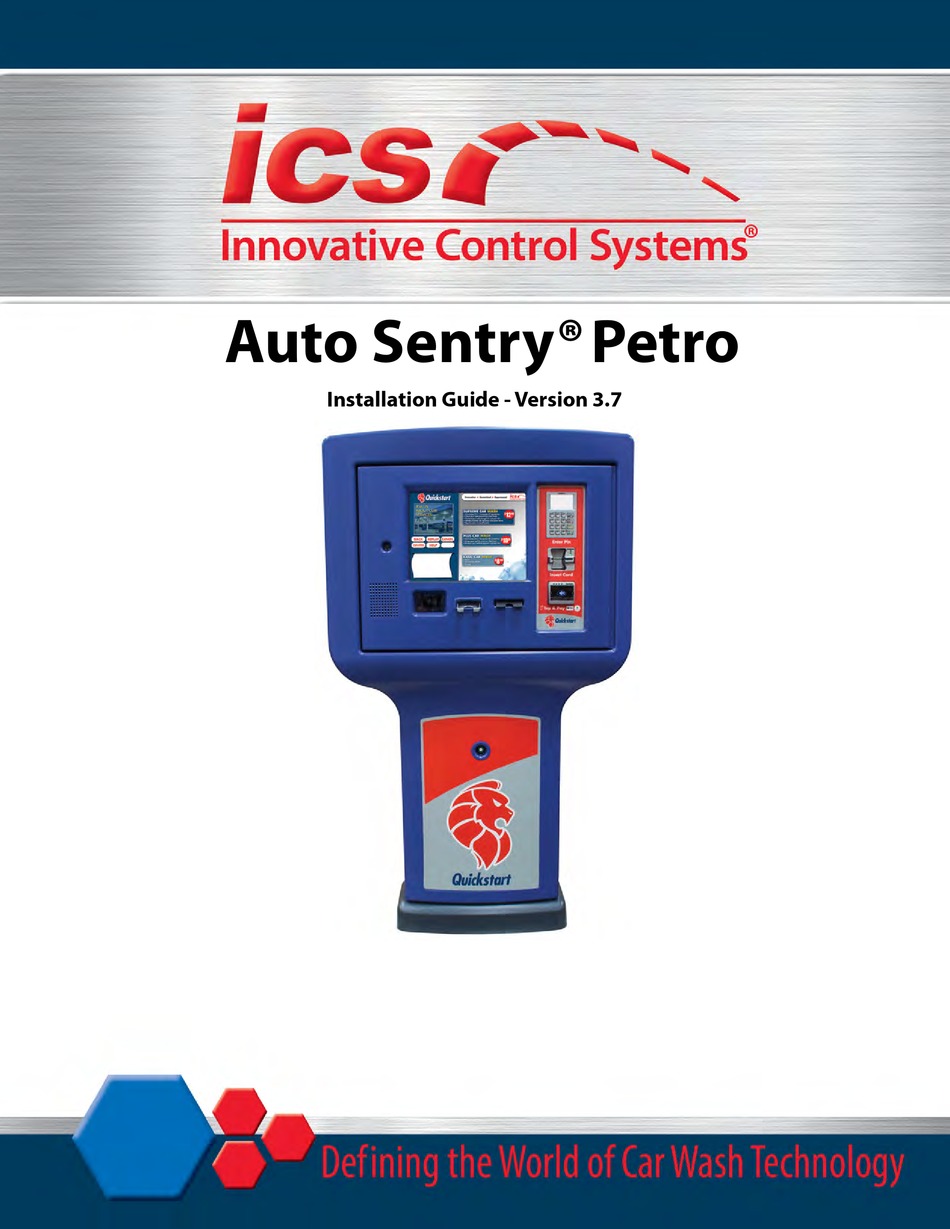 INNOVATIVE CONTROL SYSTEMS AUTO SENTRY PETRO INSTALLATION MANUAL Pdf