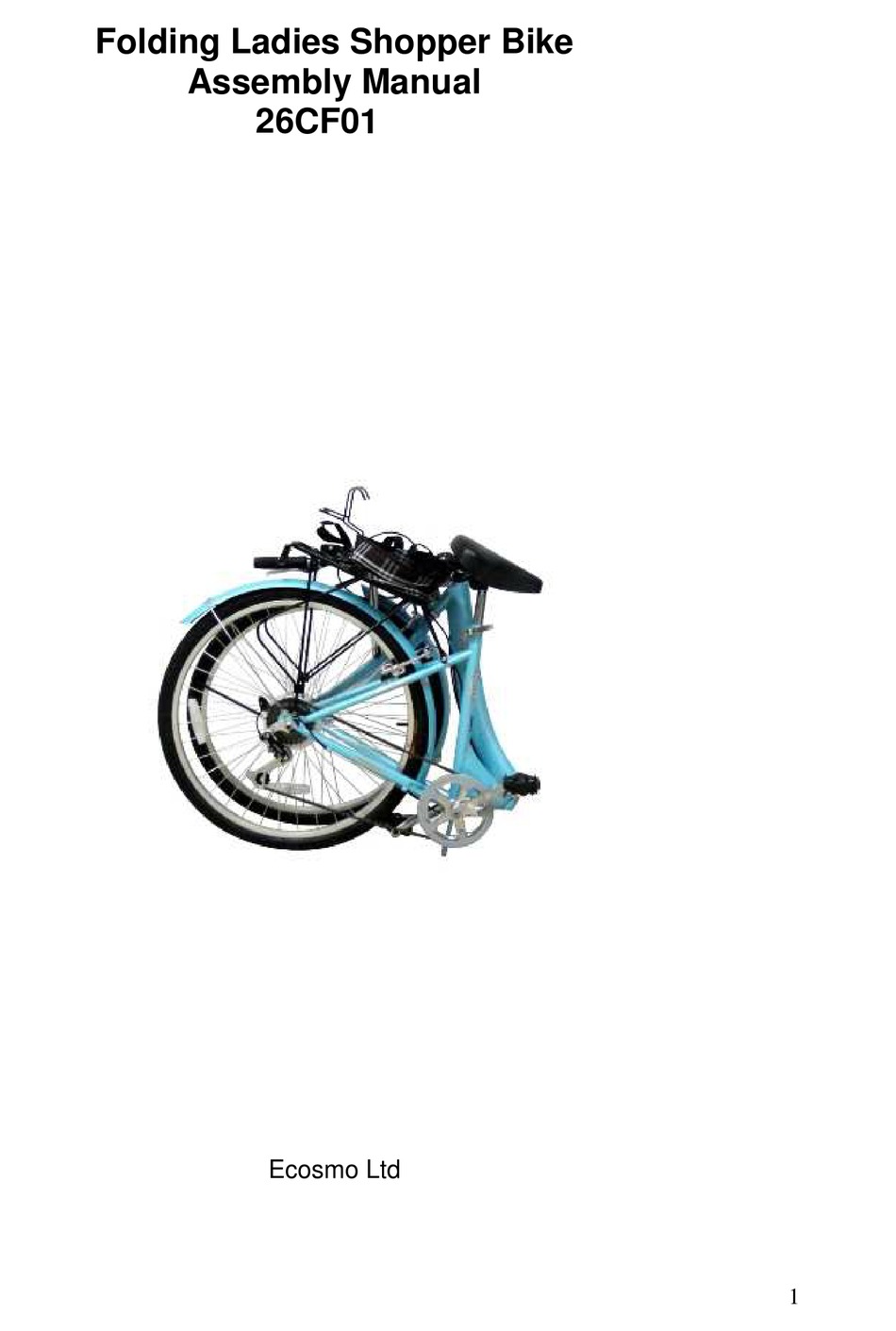 folding shopper bike