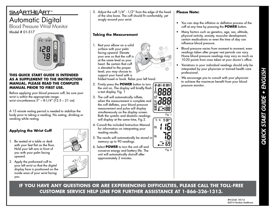 DARIO 1168-05 Smart Monitor Blood Pressure Monitoring System User Manual