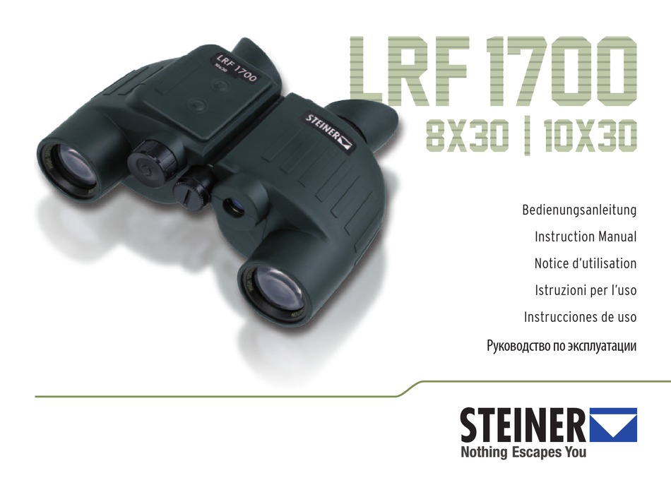 STEINER LRF 1700 BINOCULARS INSTRUCTION MANUAL ManualsLib