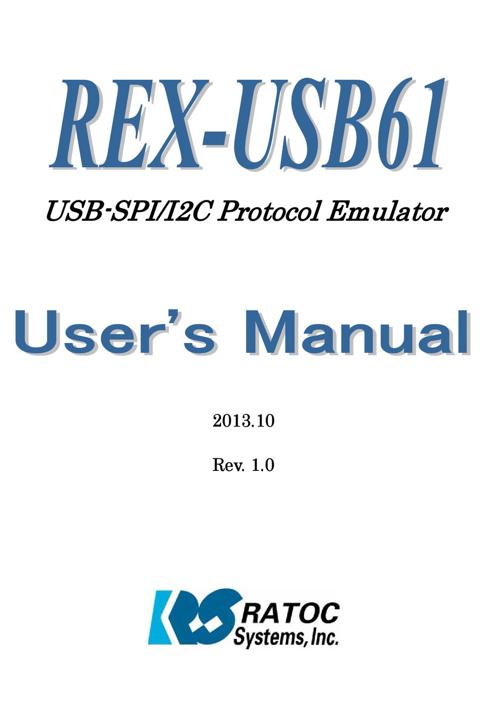 RATOC SYSTEMS REX-USB61 MEDIA CONVERTER USER MANUAL | ManualsLib