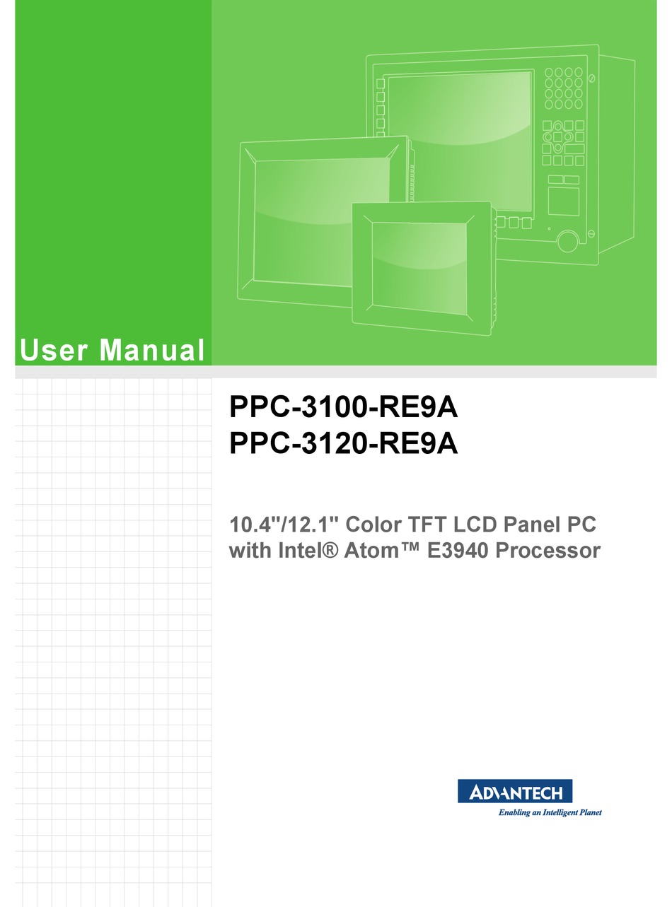 Advantech Ppc Re A Touch Panel User Manual Manualslib