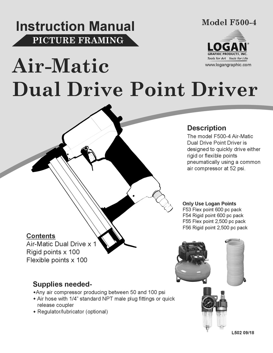 Logan F500-4 Dual Air Matic Point Driver