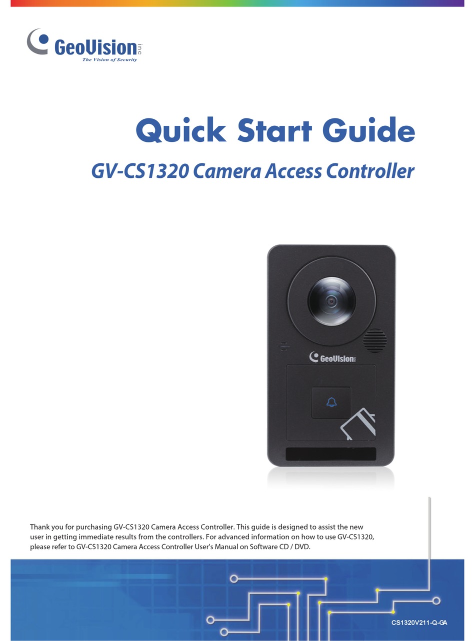 GEOVISION GVCS1320 IP ACCESS CONTROLLER QUICK START MANUAL ManualsLib