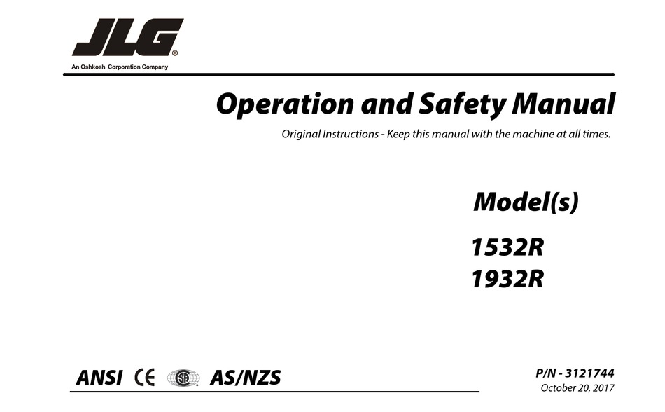 Jlg 260mrt Operators Manual 77+ Pages - Manual Updated 