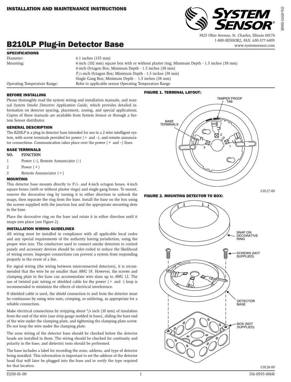 Sensor Wiring Diagram B18