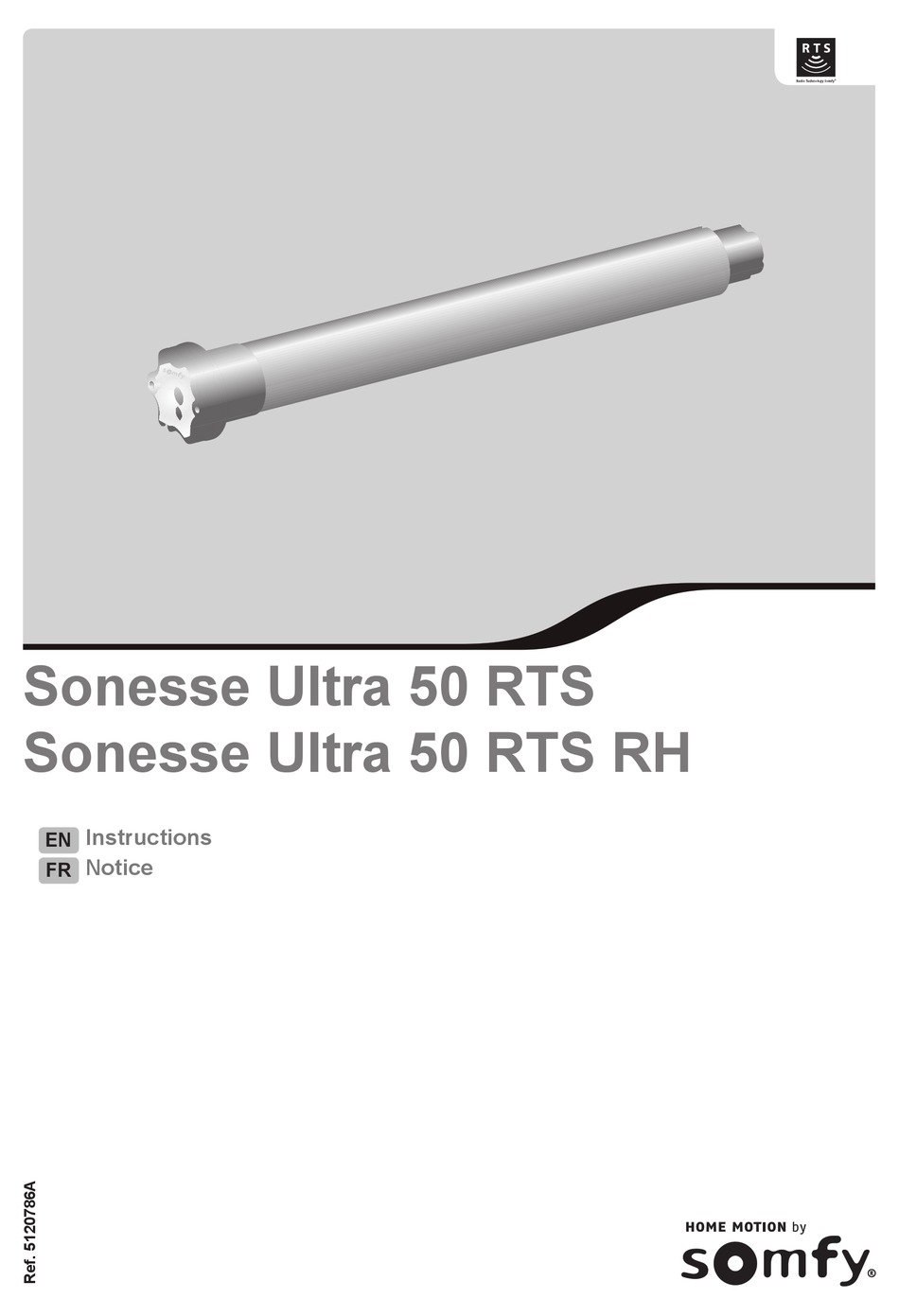 SOMFY SONESSE ULTRA 50 RTS INSTRUCTIONS MANUAL Pdf Download