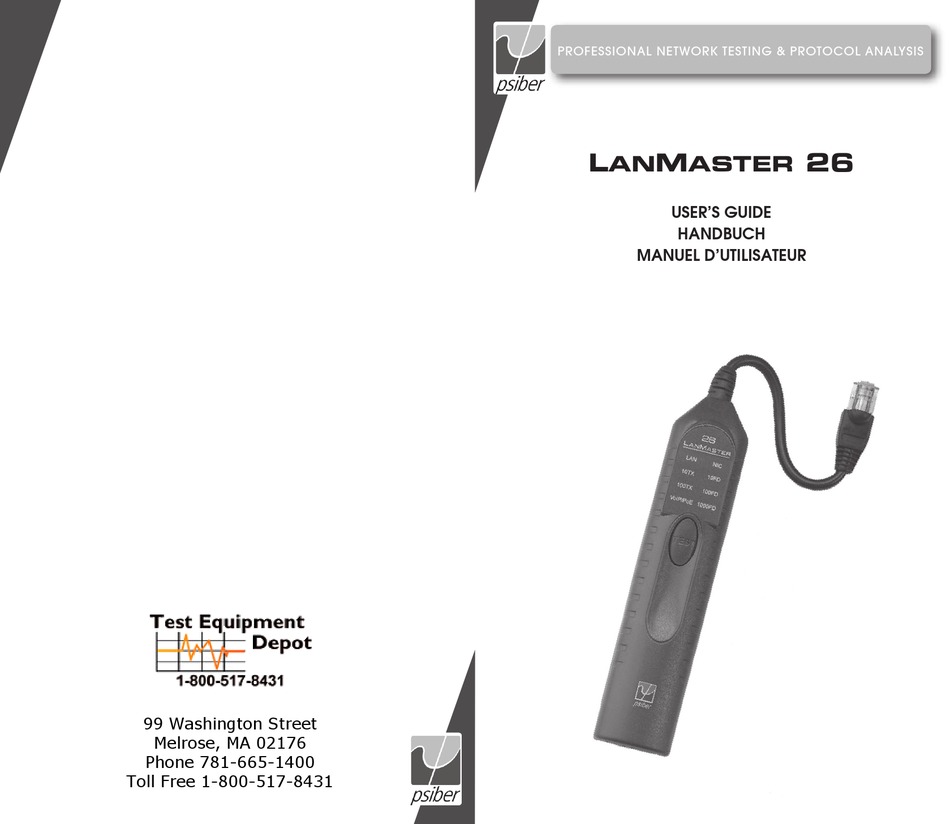Testeur de ports RJ45 LanMaster 26